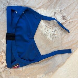 Blue Sports Bra Pole Fit